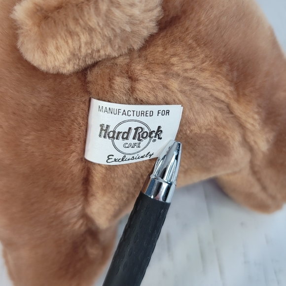 Hard Rock Cafe London Rockin' Teddy Bear Plush Vintage Collectible Retired-Rare - Picture 9 of 13
